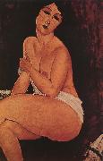 Amedeo Modigliani Seated Female Nude oil painting reproduction